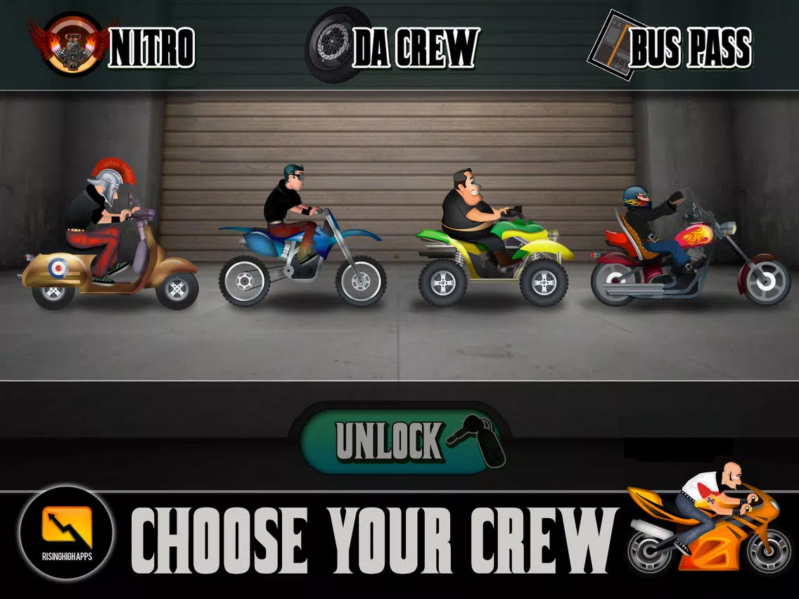 Bike Squad - Realtime Motorbike Multiplayer Pro Edition iPad Screenshots