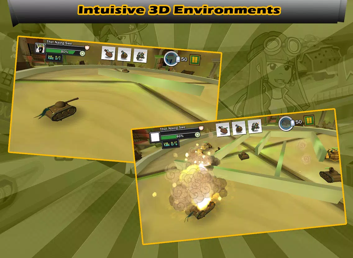 Captures d'écran de Tank War 3D : Heavy Armor iPad 