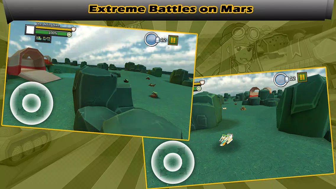Captures d'écran de Tank War 3D : Heavy Armor