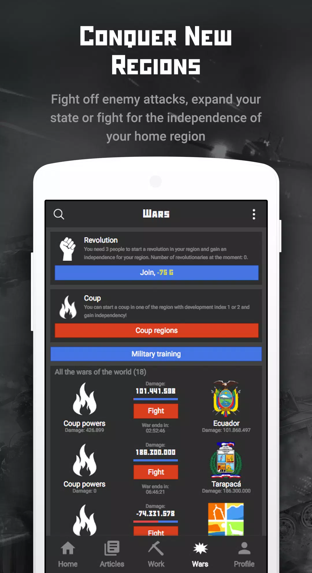 Zrzuty ekranu Rival Regions: world strategy