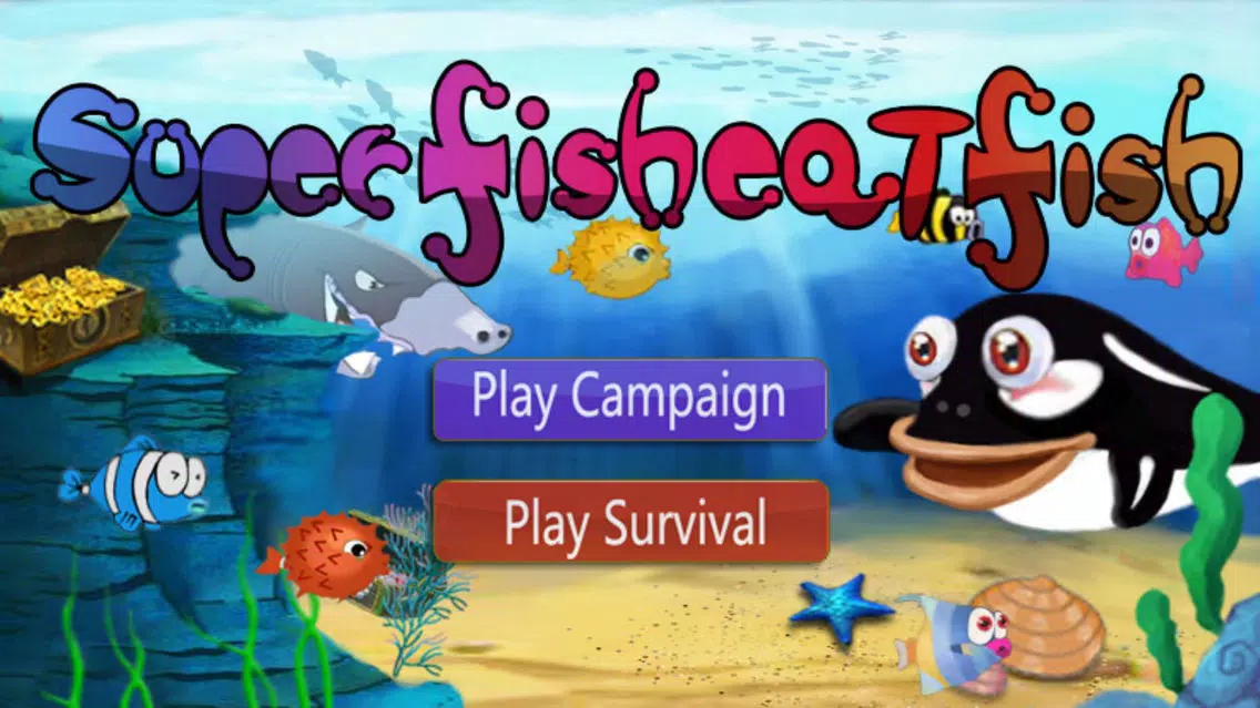 Capturas de tela do Fish Eating Fish Frenzy