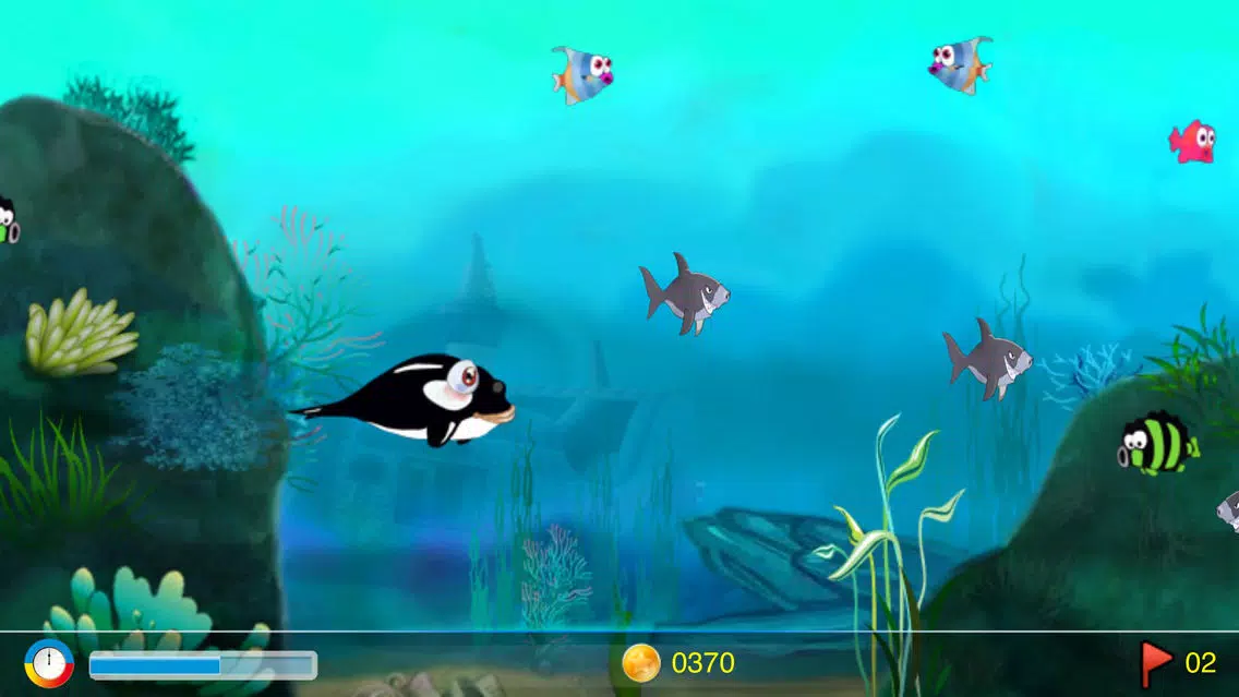 Capturas de tela do Fish Eating Fish Frenzy