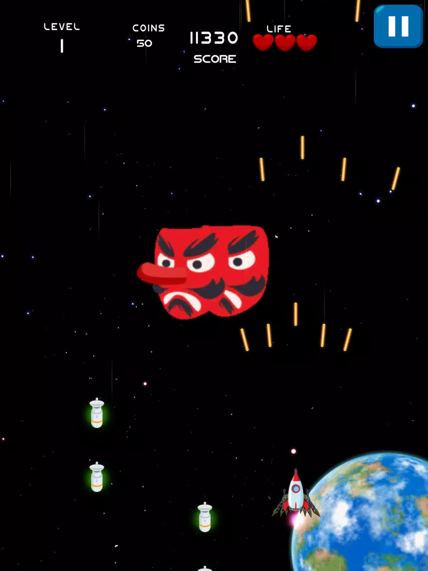 ภาพหน้าจอของ Space Shooter Emoji Invasion iPad 