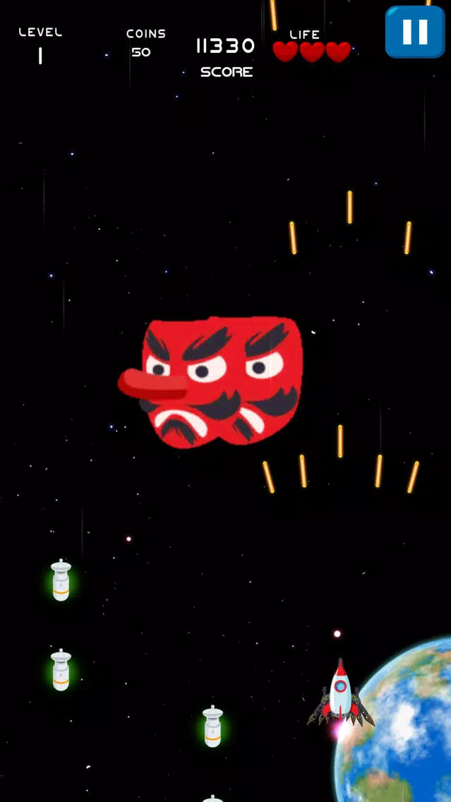 ภาพหน้าจอของ Space Shooter Emoji Invasion
