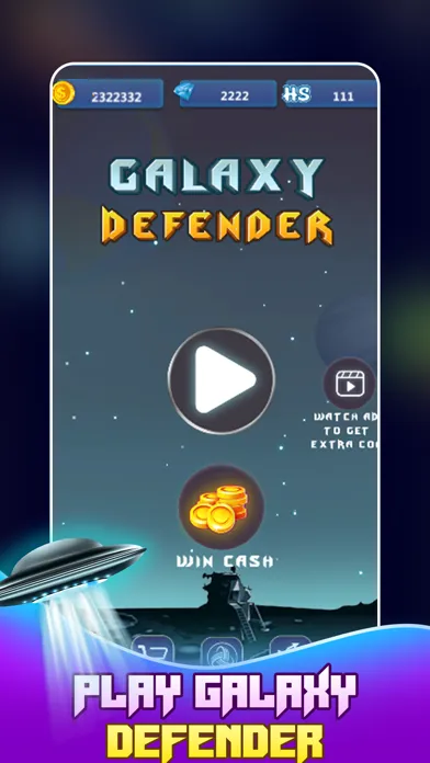 Galaxiga Saturn: Strategy Game Screenshots