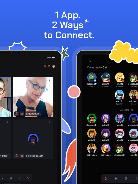 Huddle01: Meet. Talk. Hang Out iPad Screenshots