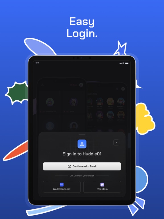 Huddle01: Meet. Talk. Hang Out iPad Screenshots