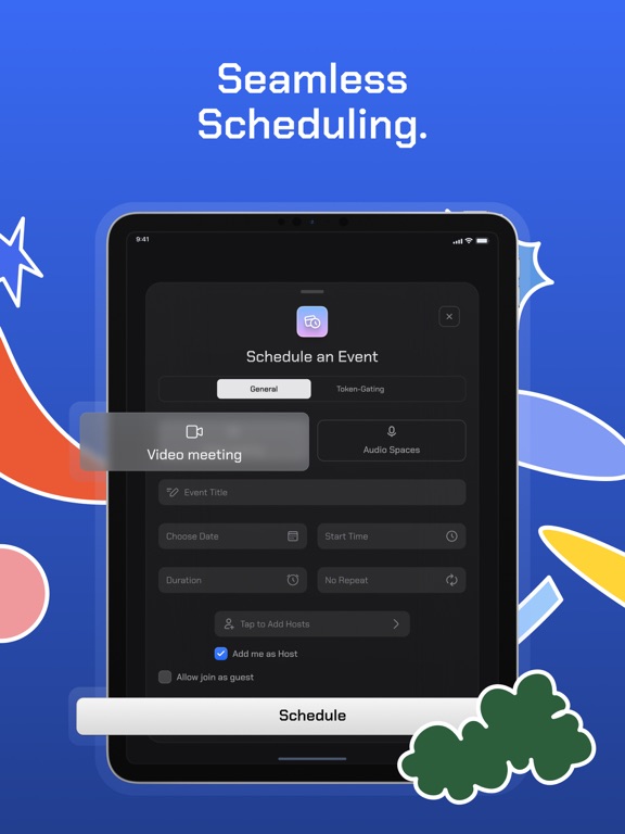 Huddle01: Meet. Talk. Hang Out iPad Screenshots