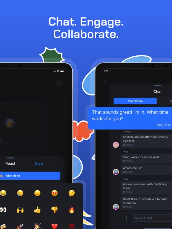 Huddle01: Meet. Talk. Hang Out iPad Screenshots