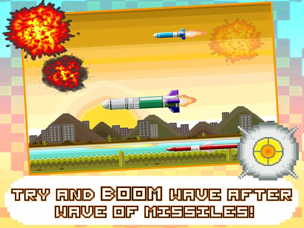 Tap Tap Boom - Endless Missile Defense Game iPad Screenshots