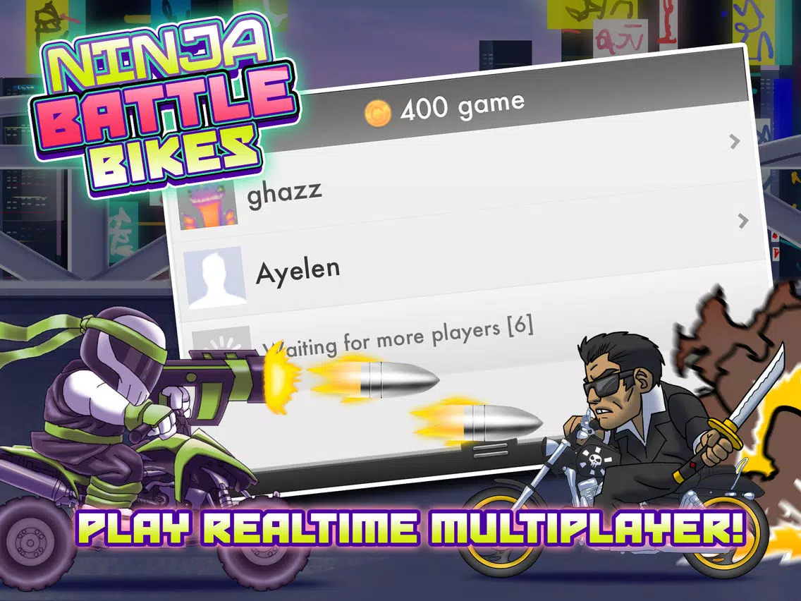 Ninja Battle Bikes - Epic Warrior Showdown Free Racer Game iPad  スクリーンショット