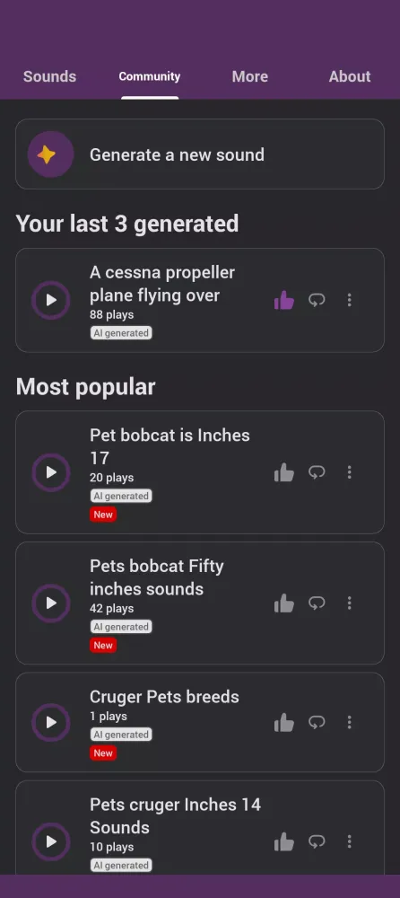Big Cat Sounds Screenshots
