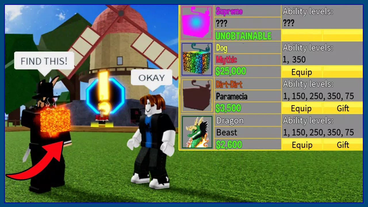 Blox Fruits Mods for Roblx Screenshots