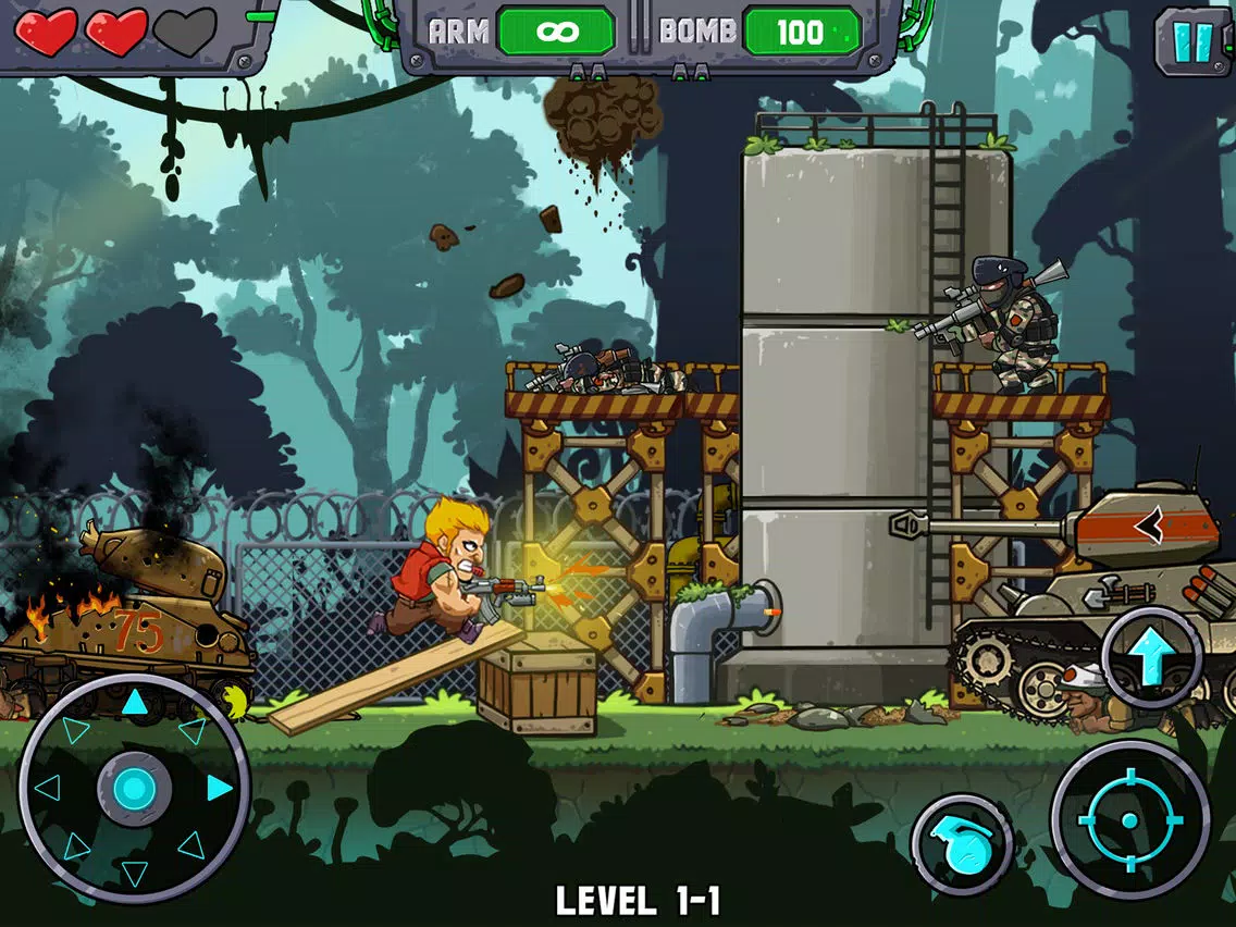 Metal Shooter: Super Commando iPad Screenshots