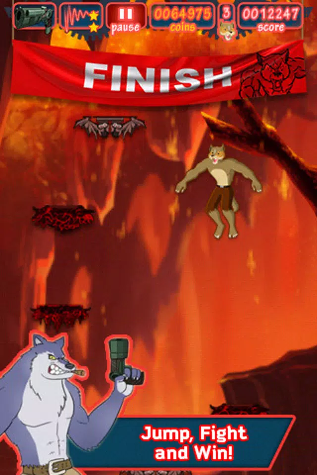 تصاویر Courage Wolf Jump Free