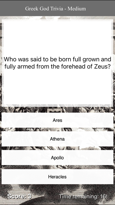 Greek God Trivia Screenshots