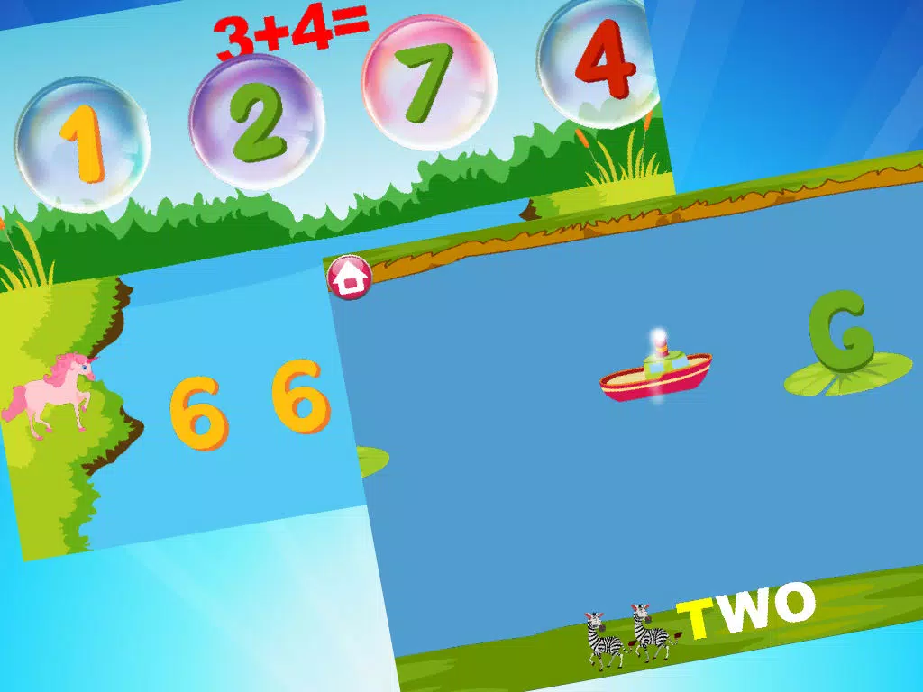 Animal Math School- 6 Amazing Learning Games for Preschool & Kindergarten Kids FREE iPad Screenshots