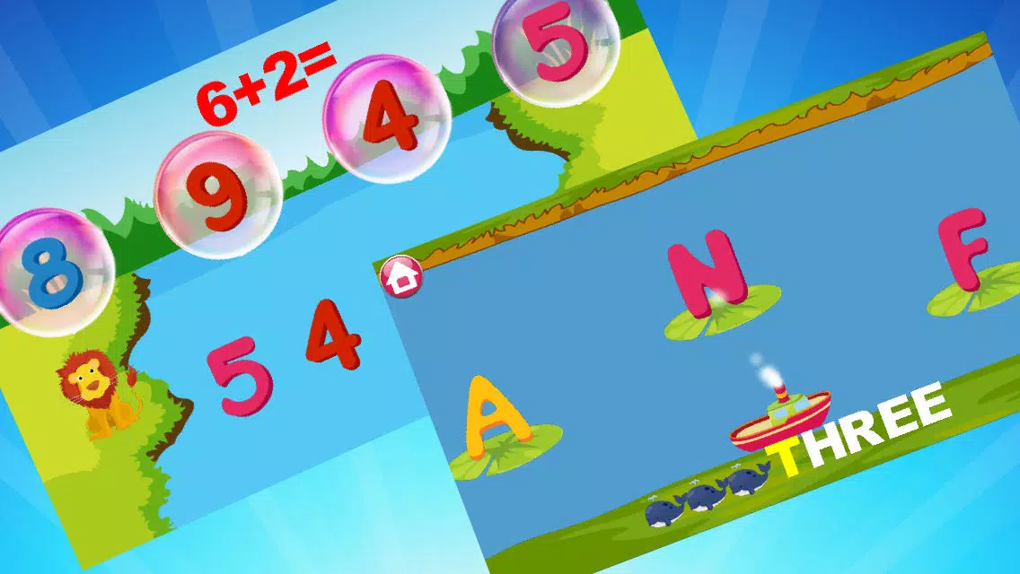Animal Math School- 6 Amazing Learning Games for Preschool & Kindergarten Kids FREE Screenshots