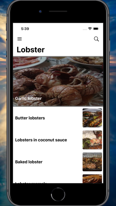 Easy and tasty seafood recipes Screenshots