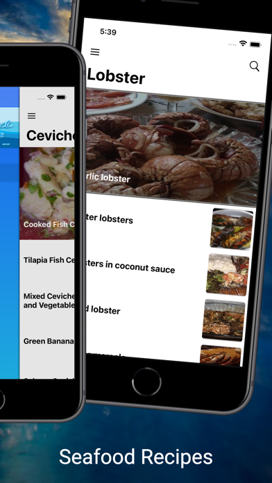 Easy and tasty seafood recipes Screenshots