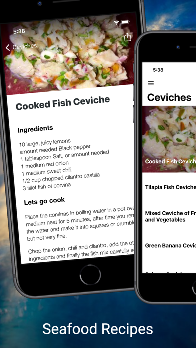 Easy and tasty seafood recipes Screenshots