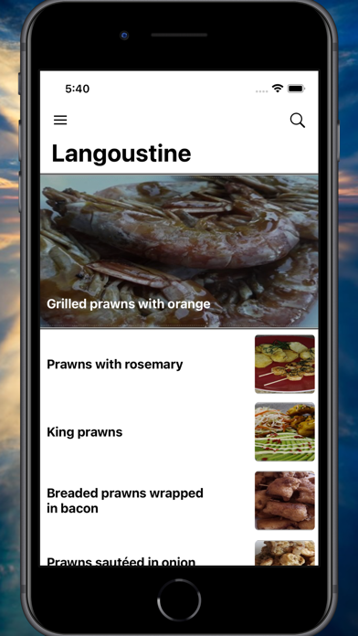 Easy and tasty seafood recipes Screenshots