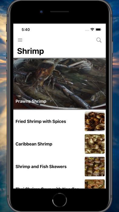 Easy and tasty seafood recipes Screenshots