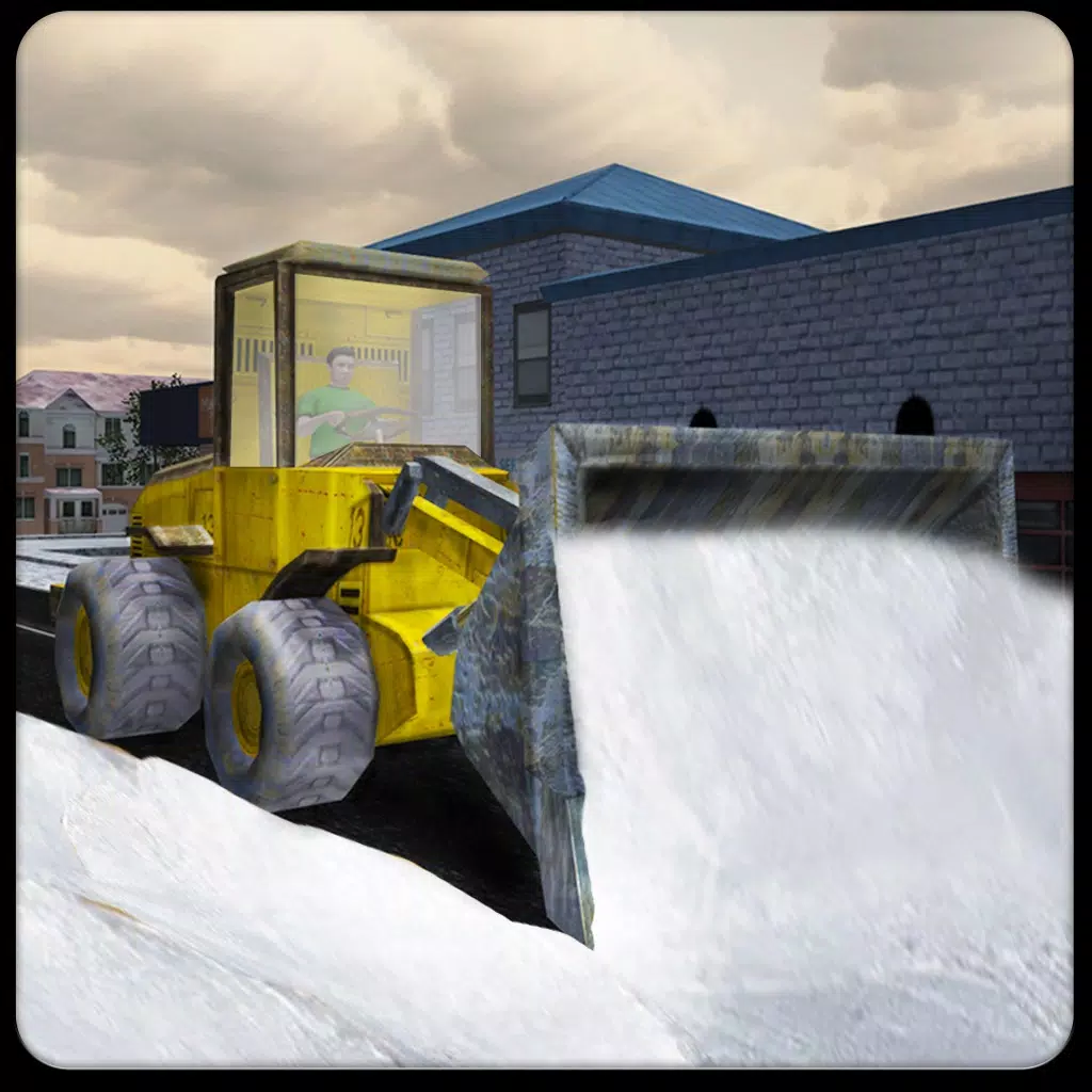 Real Snow Plow Truck Simulator 3D – Operate Heavy Excavator Crane to Clear the Ice Road
