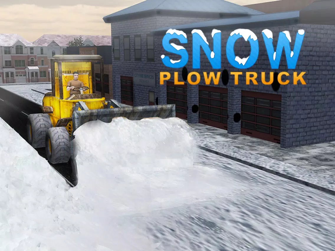 Real Snow Plow Truck Simulator 3D – Operate Heavy Excavator Crane to Clear the Ice Road iPad Screenshots
