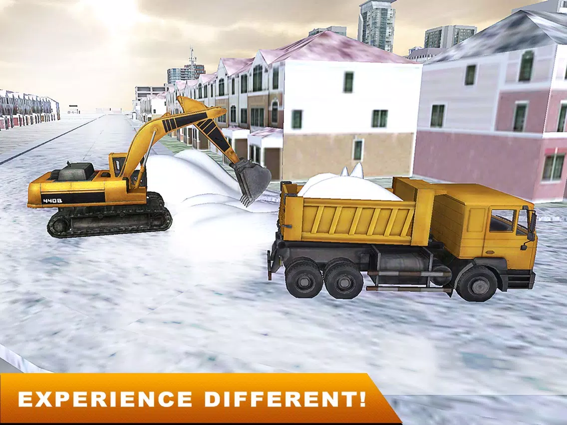 Real Snow Plow Truck Simulator 3D – Operate Heavy Excavator Crane to Clear the Ice Road iPad Screenshots