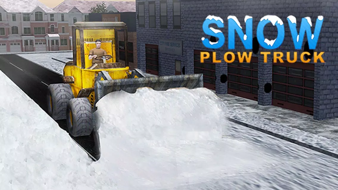 Real Snow Plow Truck Simulator 3D – Operate Heavy Excavator Crane to Clear the Ice Road Screenshots