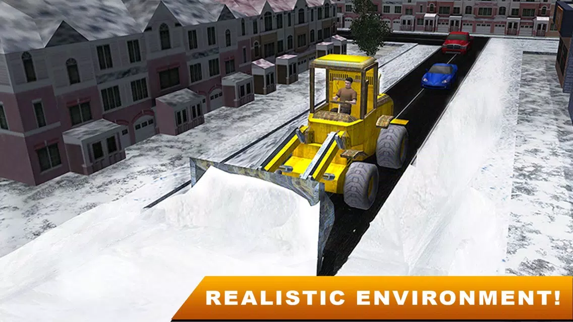 Real Snow Plow Truck Simulator 3D – Operate Heavy Excavator Crane to Clear the Ice Road Screenshots