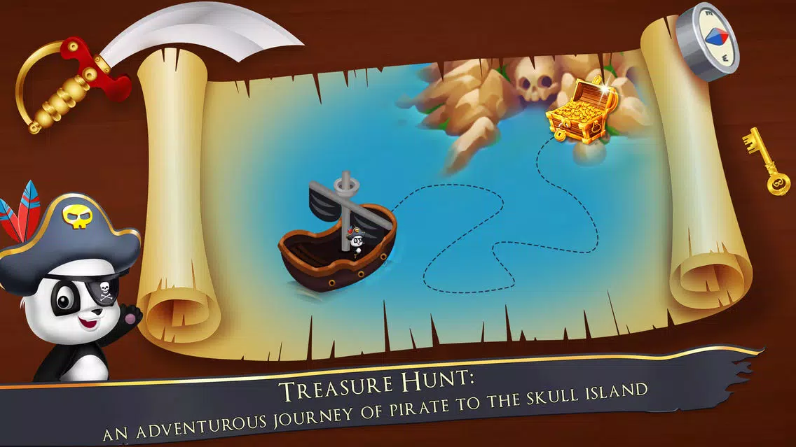 Pirate Panda Treasure Hunting 스크린샷