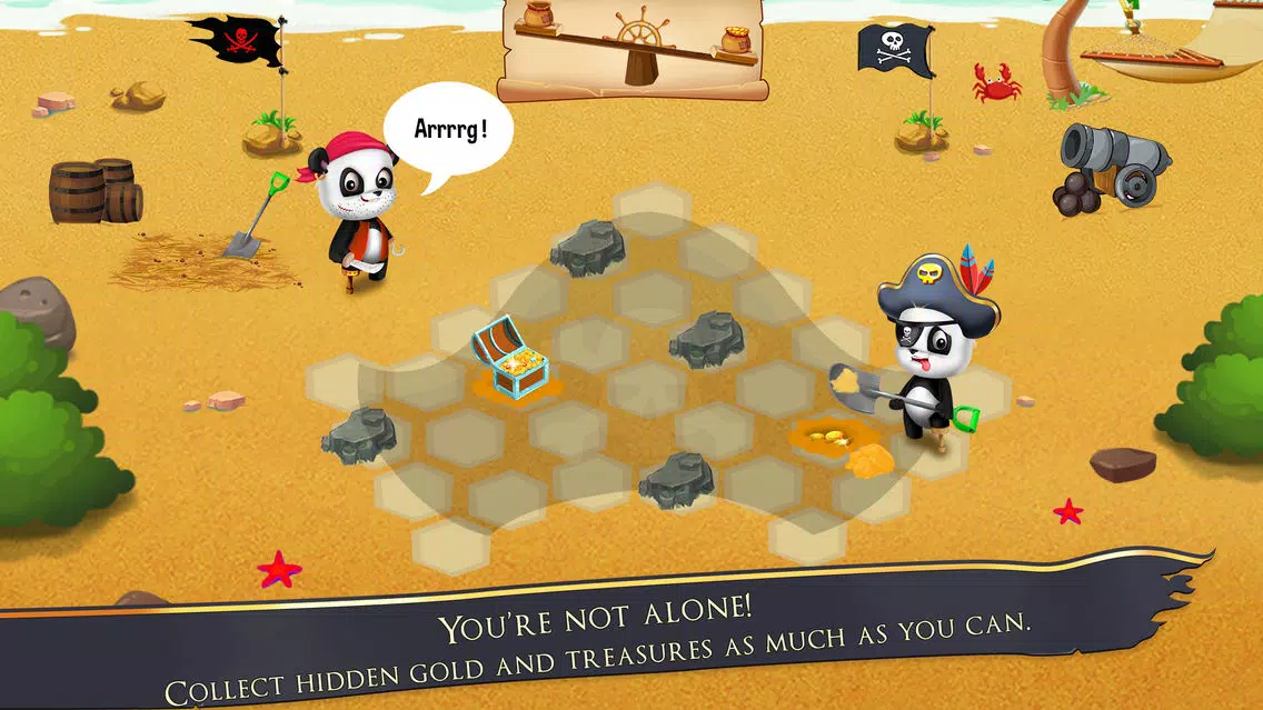 Pirate Panda Treasure Hunting 스크린샷