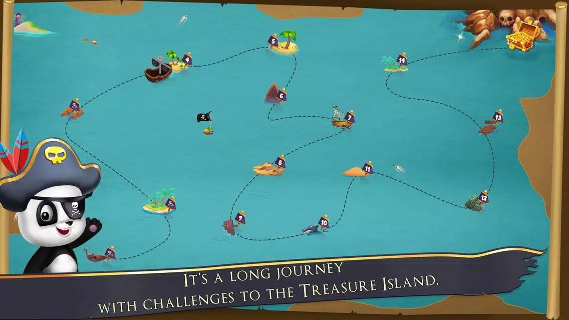 Pirate Panda Treasure Hunting 스크린샷