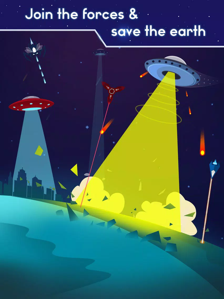 Smash Ship – Alien Invasion iPad 应用截图