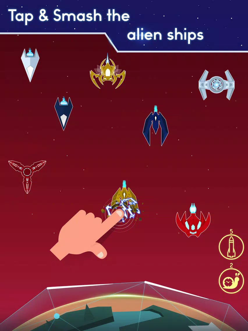 Smash Ship – Alien Invasion iPad 应用截图