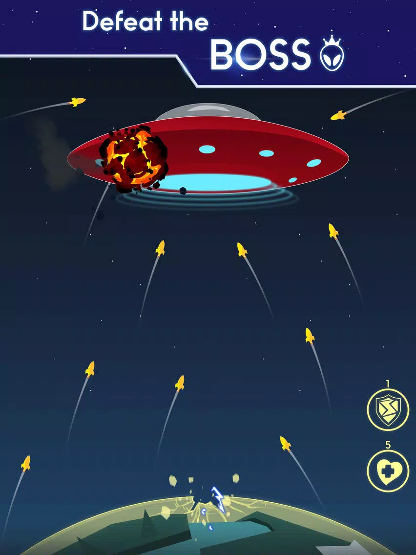 Smash Ship – Alien Invasion iPad 应用截图