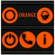 Orange and Black Icon Pack