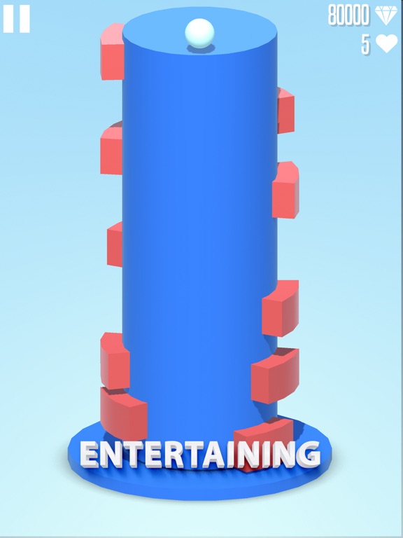 FALL BALL : ADDICTIVE FALLING iPad  Screenshots