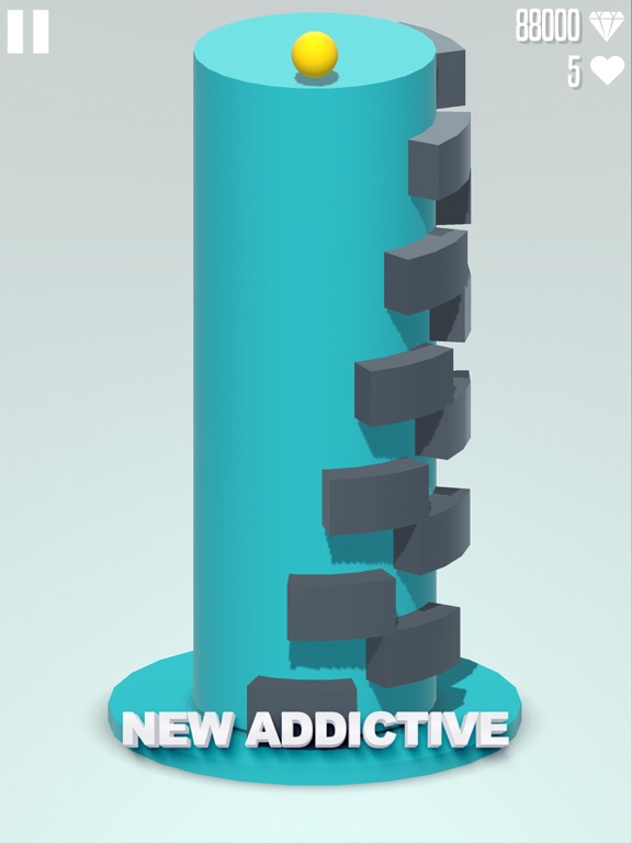 FALL BALL : ADDICTIVE FALLING iPad  Screenshots