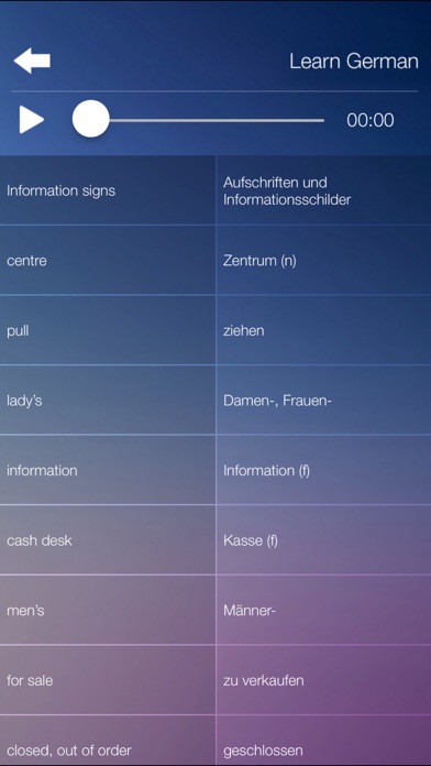 Learn GERMAN Learn Speak GERMAN Language Fast&Easy Screenshots