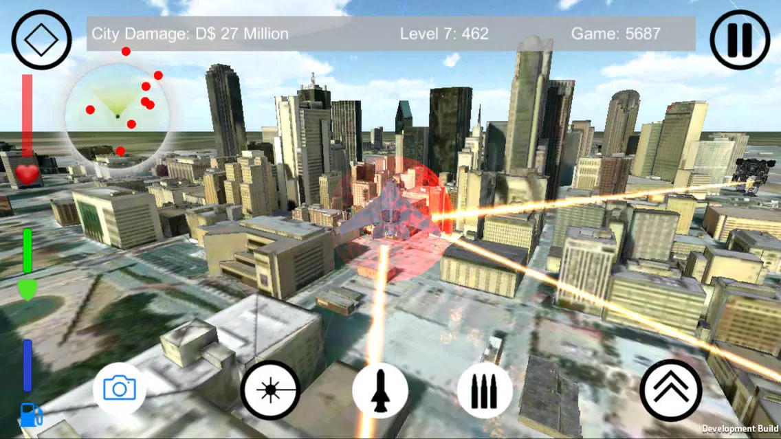 Tangkapan skrin Save Dallas Drone Flight Simulator
