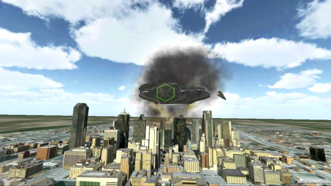 Tangkapan skrin Save Dallas Drone Flight Simulator