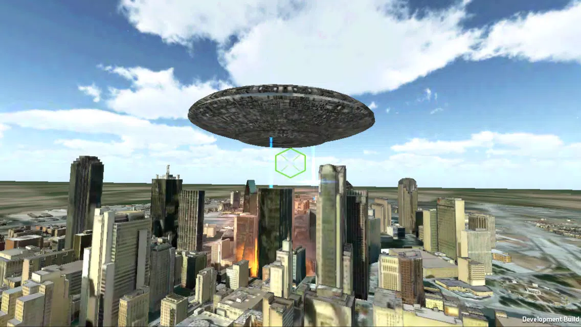 Tangkapan skrin Save Dallas Drone Flight Simulator