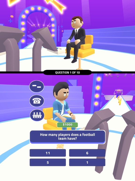 Millionaire Runner! iPad Screenshots