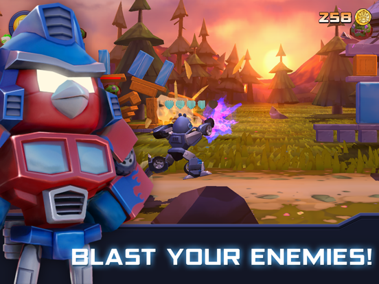 Tangkapan layar Angry Birds Transformers iPad 
