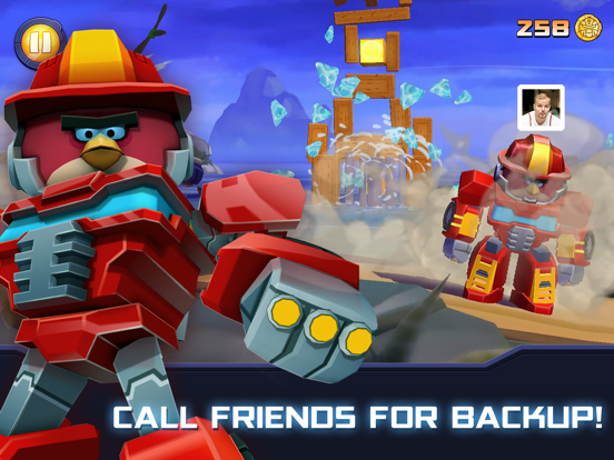 Tangkapan layar Angry Birds Transformers iPad 