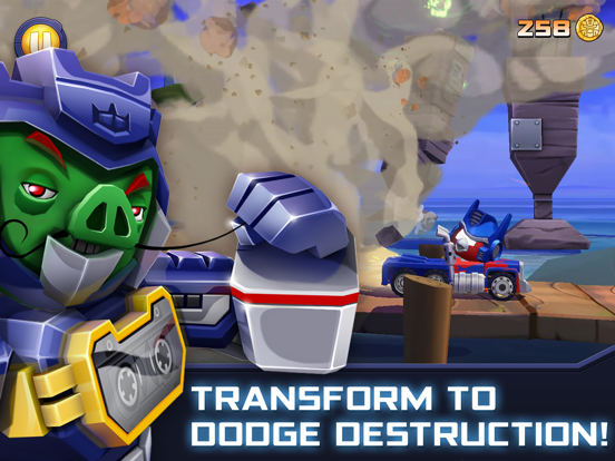 Tangkapan layar Angry Birds Transformers iPad 