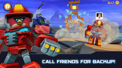 Tangkapan layar Angry Birds Transformers